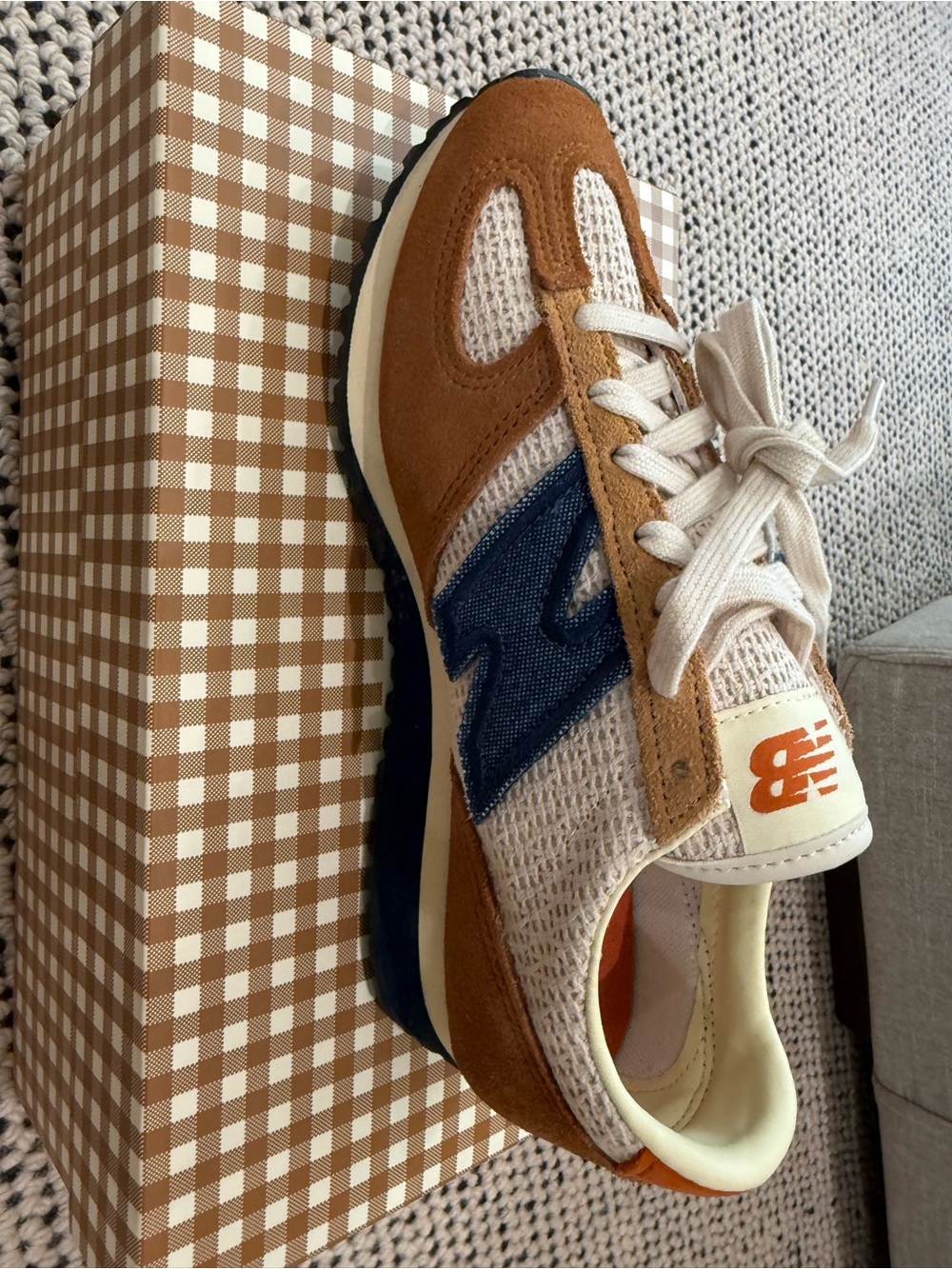 Women Athletic Shoes - Brown/White SOLD OUT TWICE
